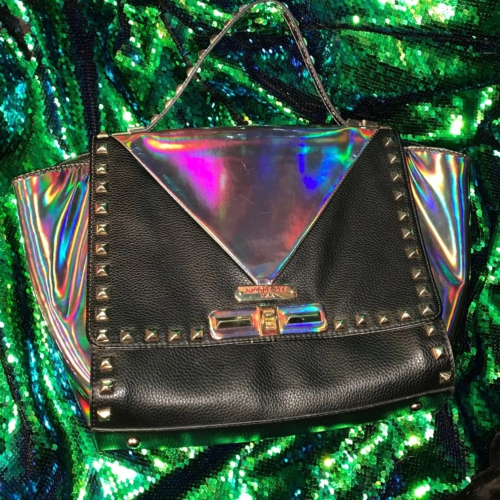 Nicole Lee Holographic handbag